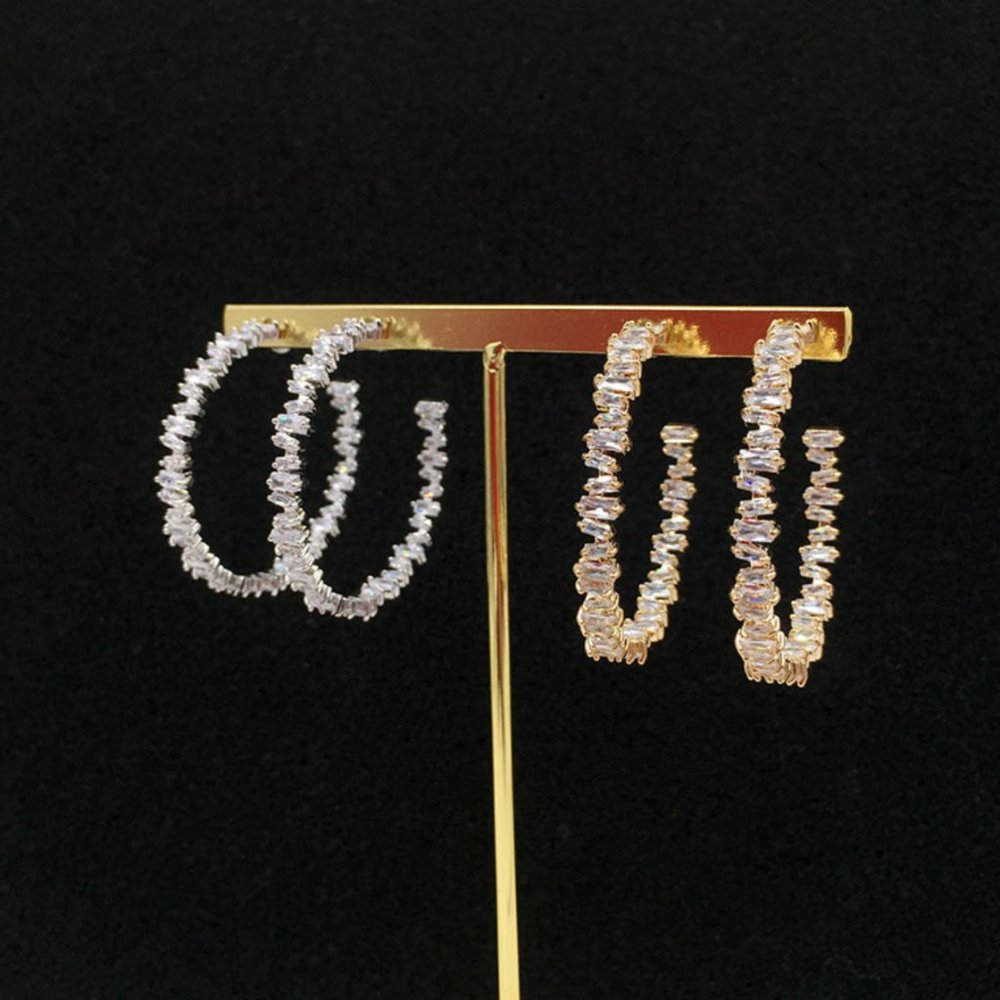 ✅NEW! LUXURY Abstract Zirconia Earrings